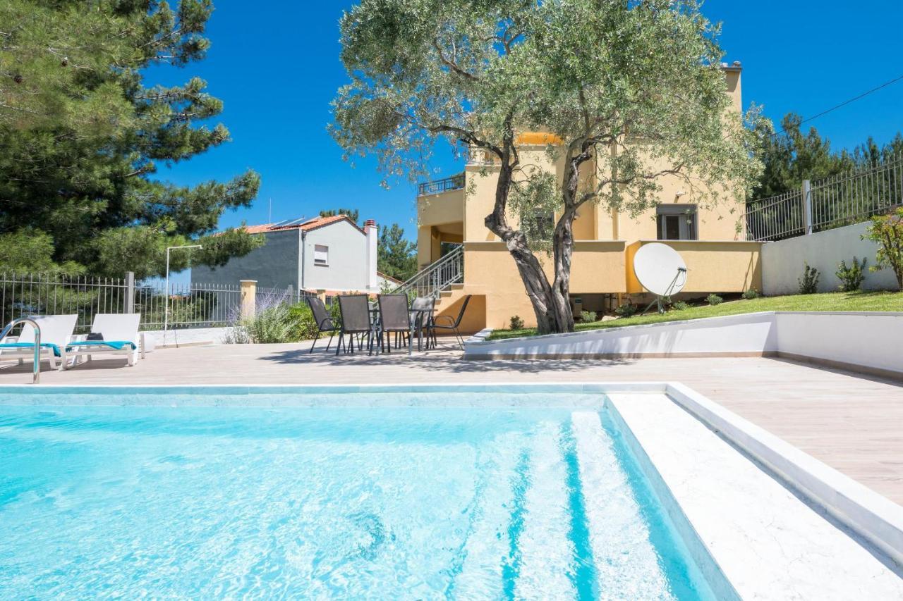 Skala Rachoni  Louloudis Pool Villa מראה חיצוני תמונה