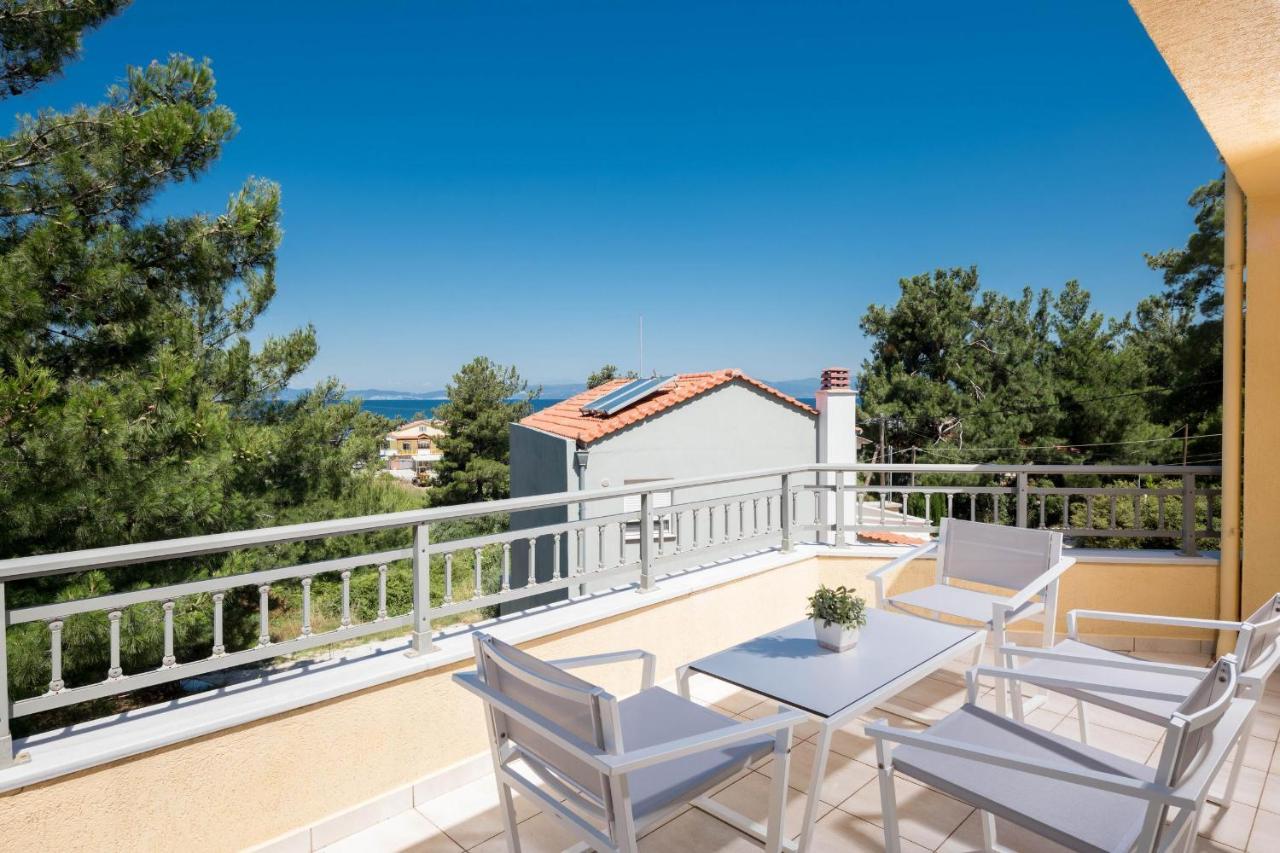 Skala Rachoni  Louloudis Pool Villa מראה חיצוני תמונה