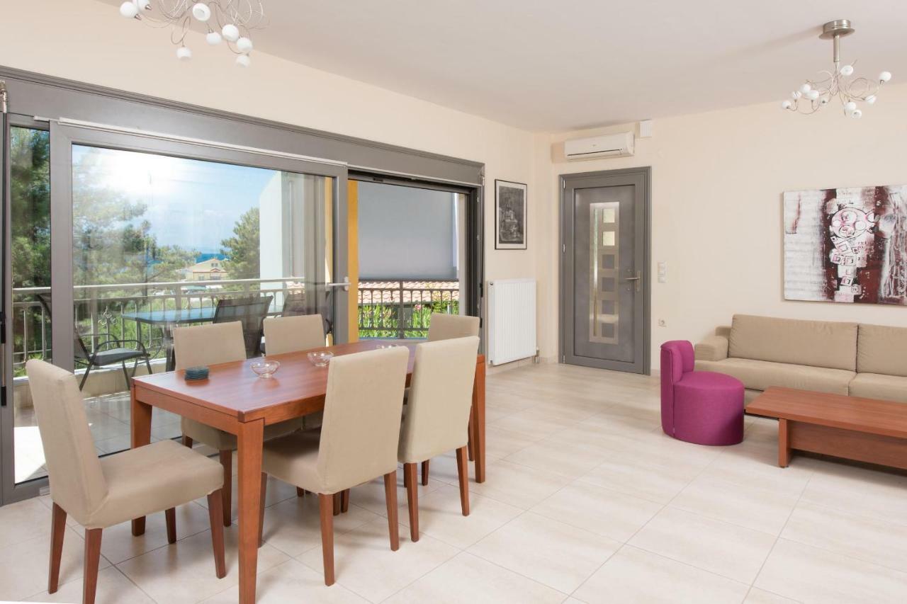 Skala Rachoni  Louloudis Pool Villa מראה חיצוני תמונה